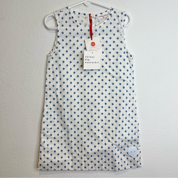 new skinny dip nantucket smiling button shift dress - Picture 3 of 3